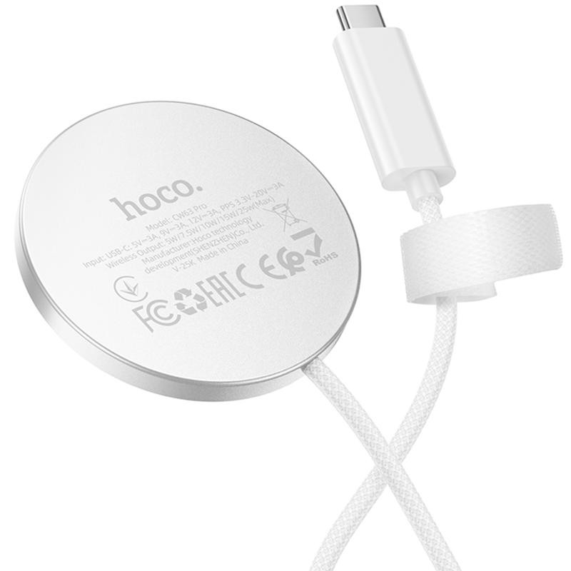 БЗУ Hoco CW63 Pro Fast Qi2 magnetic 25W Херсон - зображення 4