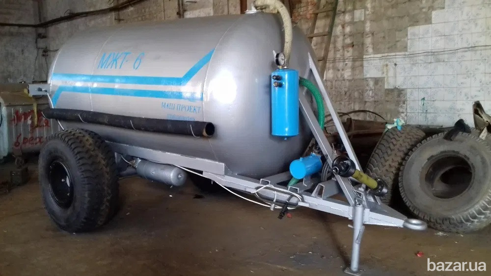 Бочка МЖТ-6 для внесения жидкого навоза и жидких органических удобрений Белая Церковь - изображение 1