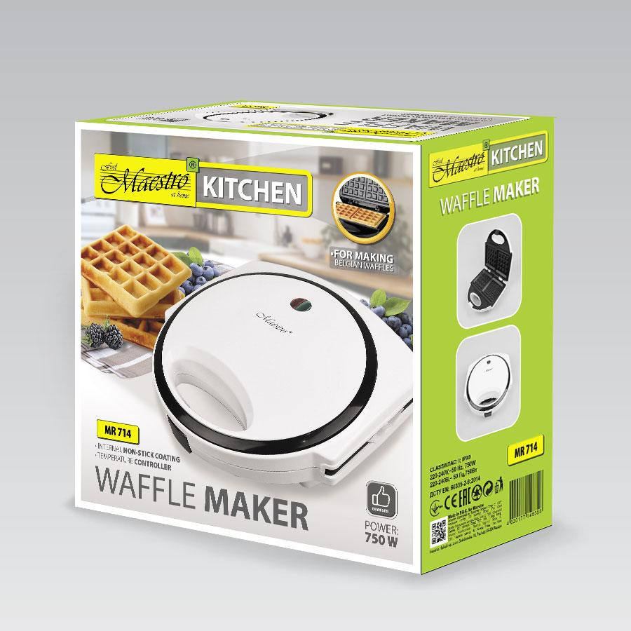 Вафельница Maestro MR-714 780 Вт Київ - зображення 3