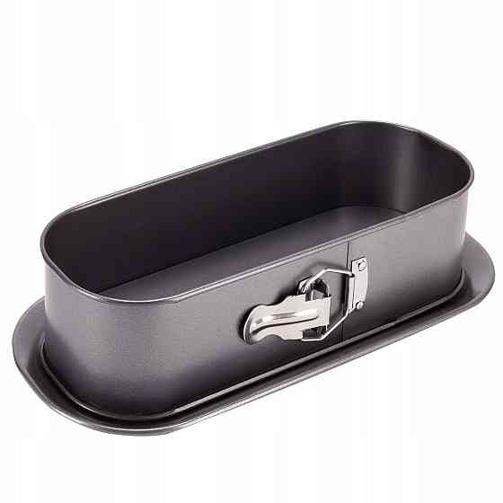 Форма для запекания Kamille 34.5*15.5*8см из углеродистой стали прямоугольная серая КМ6042 Одеса