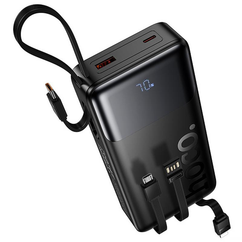 Портативное ЗУ Power Bank Hoco J156A Founder 22.5W+PD20W with 4 cables 20000 mAh Херсон - зображення 3