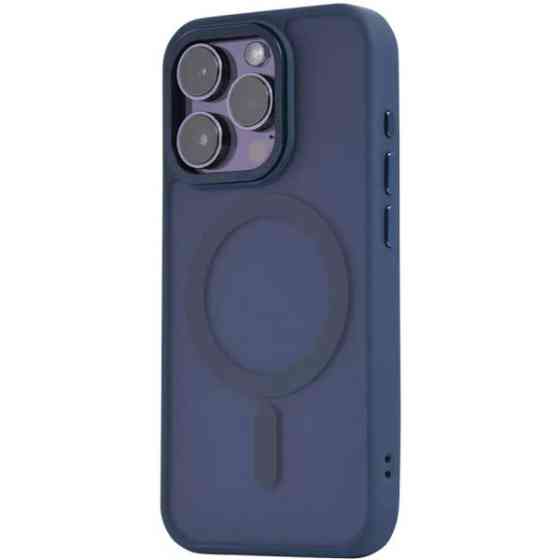 DM Чохол OC Matte Case with MagSafe для iPhone 13 Pro Max Dark Blue Харьков