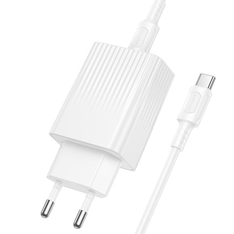 СЗУ Borofone BAS73A Source PD20W (1USB-C) + кабель Type-C to Type-C Херсон - изображение 4