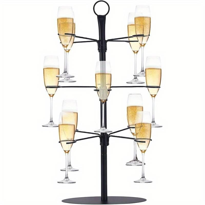 Подставка для коктейльного дерева Leeseph на 12 бокалов черная Одесса - изображение 3