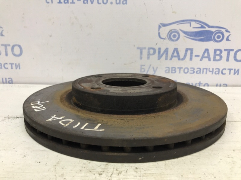 Диск тормозной передний Nissan Tiida 2004-2014 40206EM10A (Арт. 53177) Киев - изображение 3