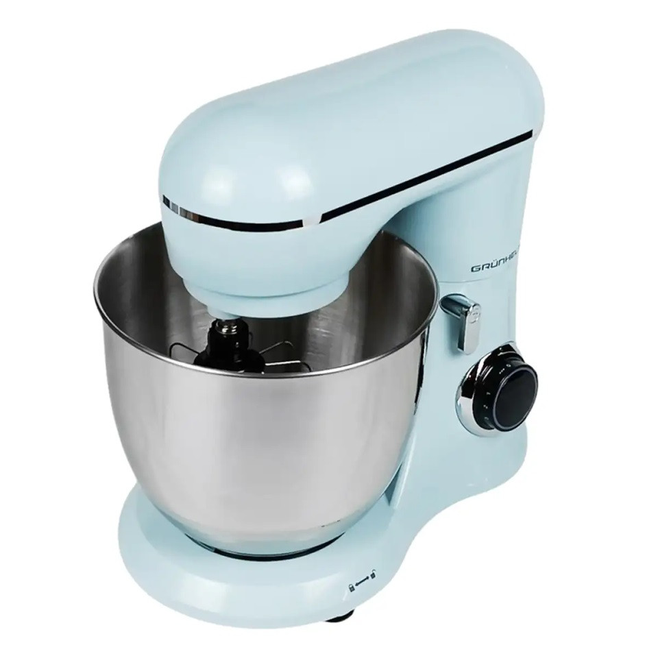 Кухонный комбайн Grunhelm GKM0025BL 1500 Вт голубой Київ - зображення 2