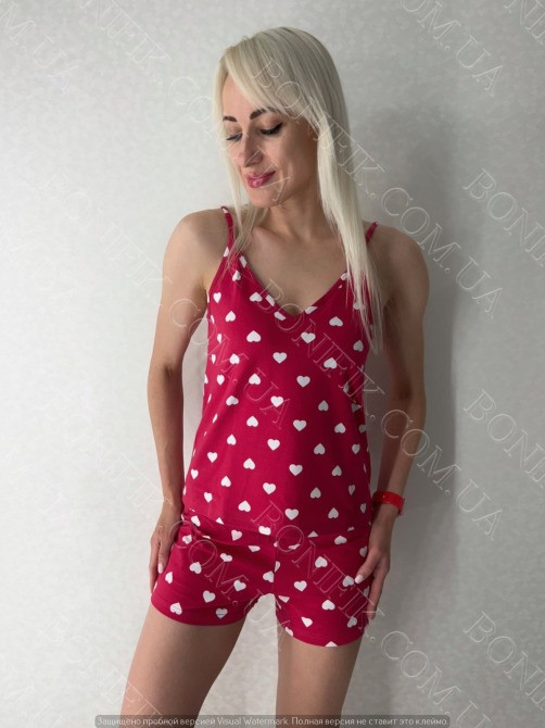 Женская пижама с рисунком из коллекции "Amour" (арт. LPK 4070/40/01) Кривой Рог - изображение 1