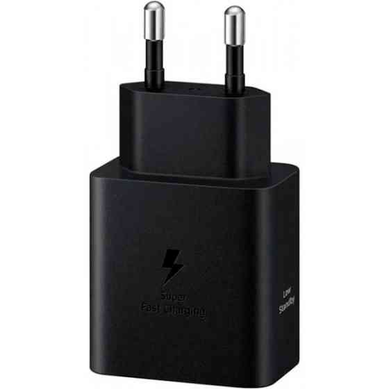 Мережевий зарядний пристрій Samsung Compact Power Adapter 45W Type-C + cable Type-C Black (EP-T4511X Харків