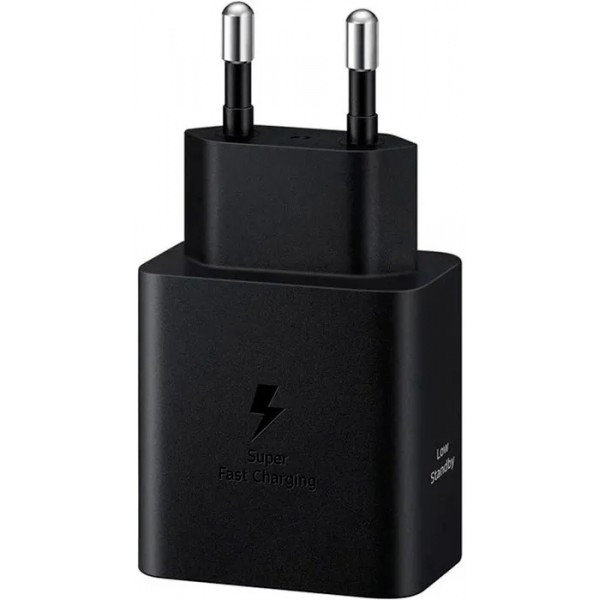 Мережевий зарядний пристрій Samsung Compact Power Adapter 45W Type-C + cable Type-C Black (EP-T4511X Харків - зображення 3