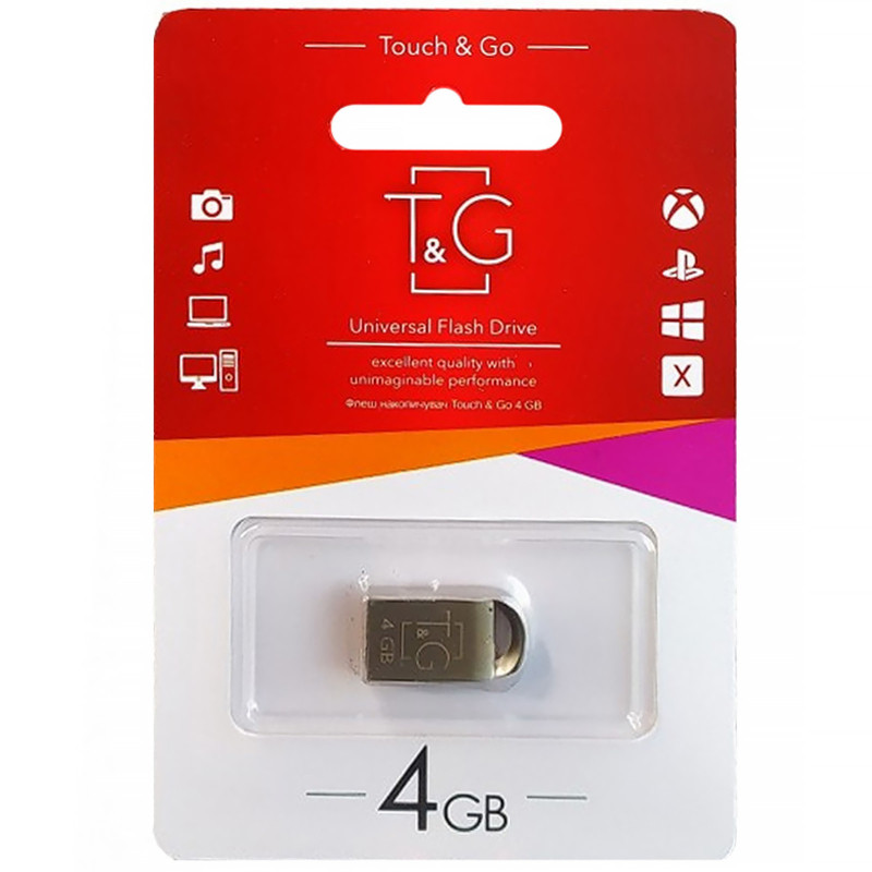Флеш-накопитель T&G 107 Metal Series — 4GB Херсон - зображення 2