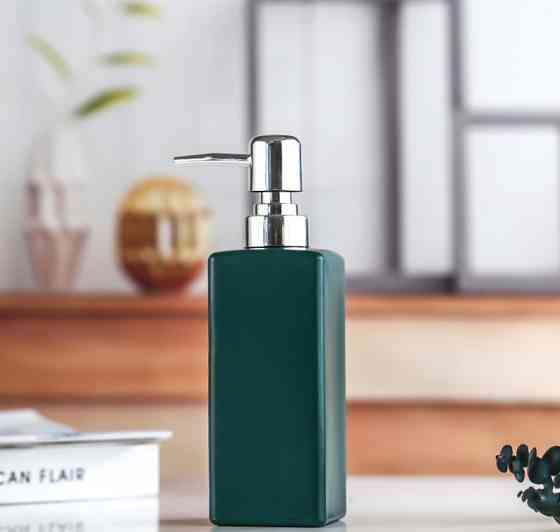 Дозатор для рідкого мила Однотон 11771 350 мл зелений Київ