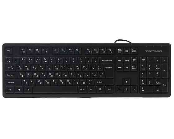 Клавиатура компьютерная проводная A4Tech FKS12(Black) черная Киев