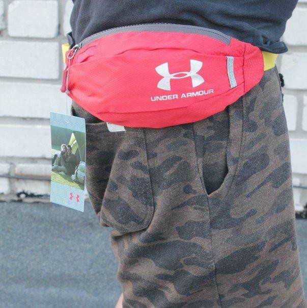 Поясная сумка Under Armour (красная) сумка на пояс Київ - зображення 8