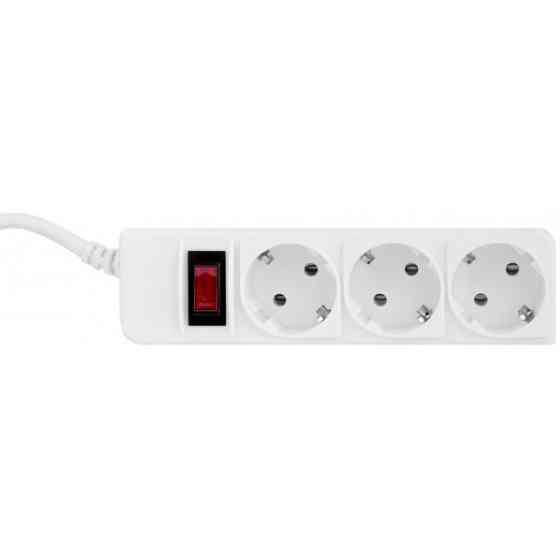Фільтр живлення ProLogix 3x1.0мм2 мідь 3 розетки 3 м White (PRS-P3CU-30W) (Код товару:34036) Харьков