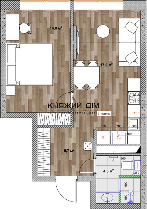 Продаж 1к квартири • ЖК Варшавський 2 Київ - зображення 8
