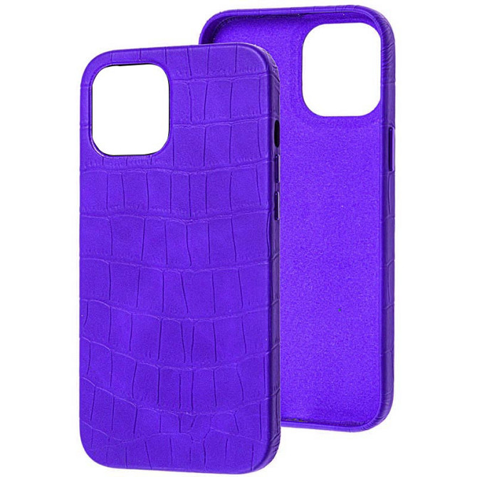 Уценка Кожаный чехол Croco Leather для Apple iPhone 11 Pro Max (6.5") Херсон - зображення 1