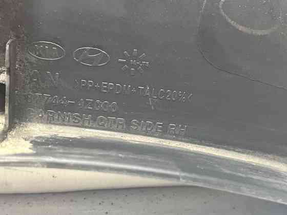 Накладка крыла Hyundai Santa fe DM 2.4 БЕНЗИН G4KJ 2012 задн. прав. (б/у) Київ
