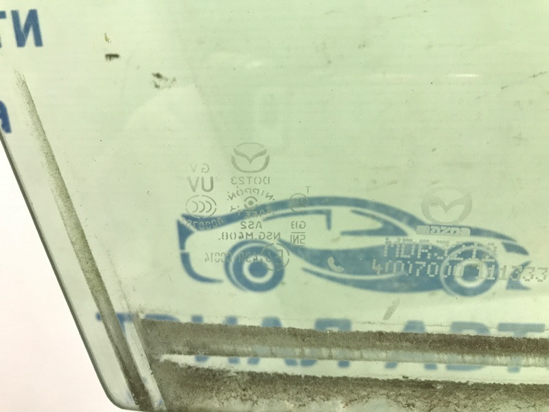 Стекло двери переднее правое Mazda 6 GJ 2.2 DIESEL 2012 (б/у) Киев - изображение 3