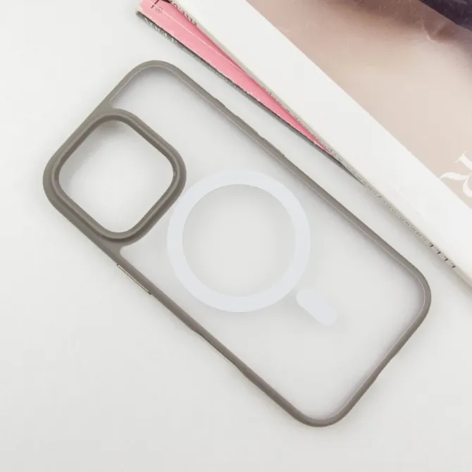TPU+PC чехол Blueo Skin Friendly Frosted with MagSafe для Apple iPhone 16 Pro Max (6.9") Херсон - изображение 9