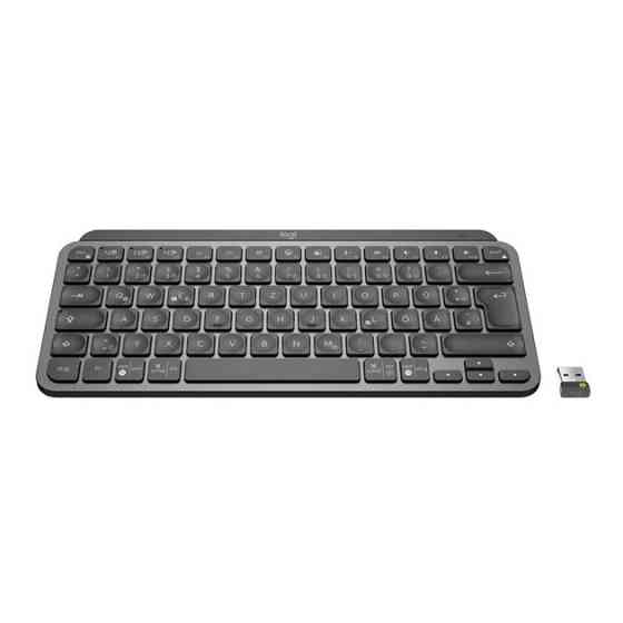 Клавиатура компьютерная безпроводная Logitech MX Keys Mini Illuminated UA Graphite L920-010608 графи Київ