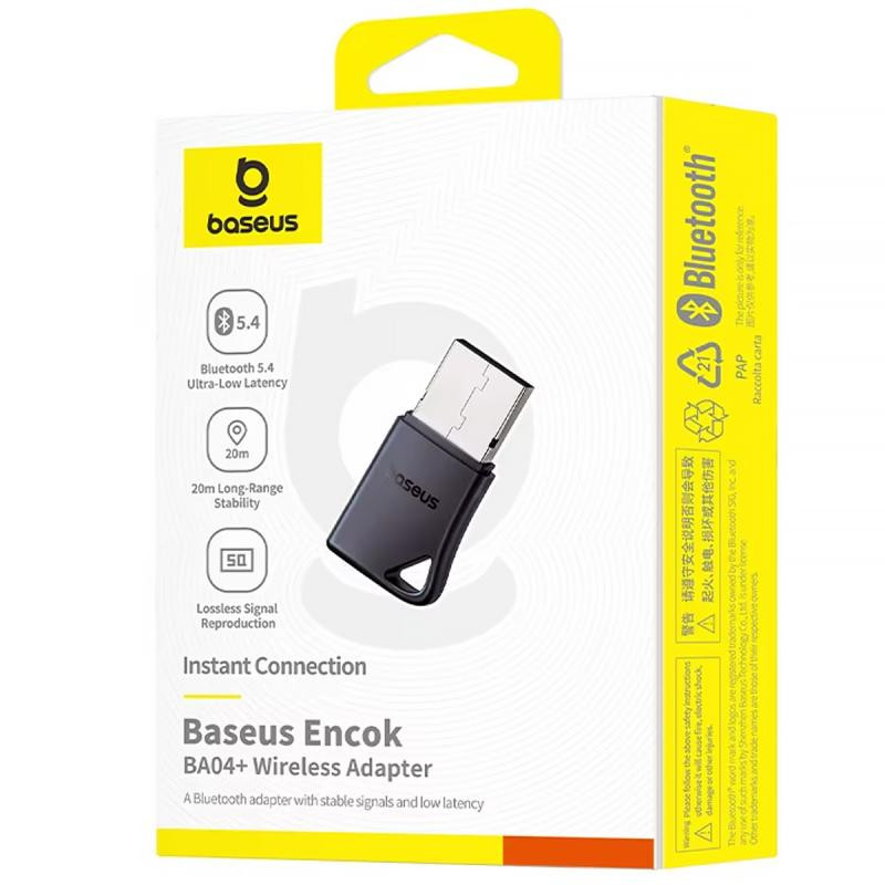 Bluetooth адаптер Baseus BA04+ (A10082600121) Херсон - зображення 3