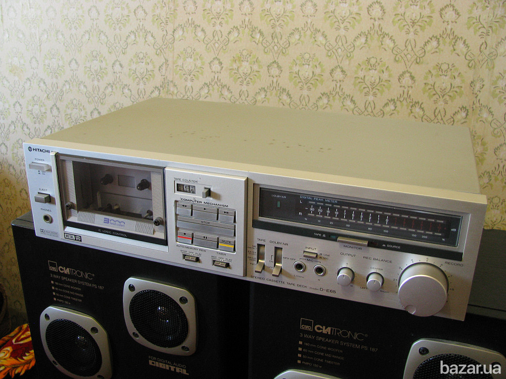 Кассетная дека Hitachi D-E65 (3 Head) Харків - зображення 3