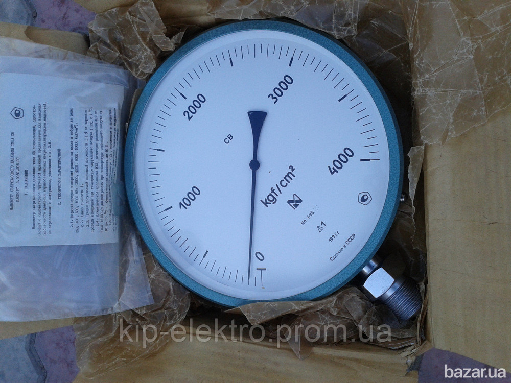 Манометр сверхвысокого давления СВ-4000 (СВ.4000, СВ 4000, СВ4000, СВ26Р, СВ-26Р) Київ - зображення 3