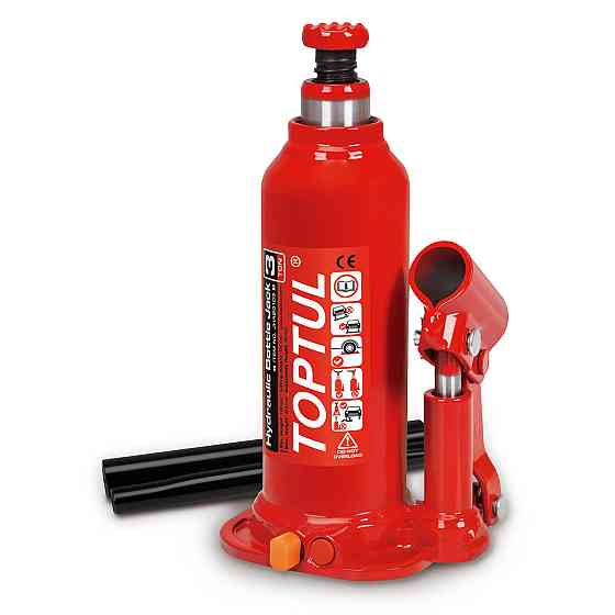 Домкрат бутылочный гидравлический 2т 168-316 мм TOPTUL JHAB0102 Харків