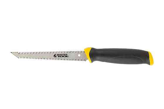 Ножовка для гипсокартонных плит MASTERTOOL двухсторонняя 150 мм 9TPI закаленный зуб 2-D заточка 14-2 Харьков