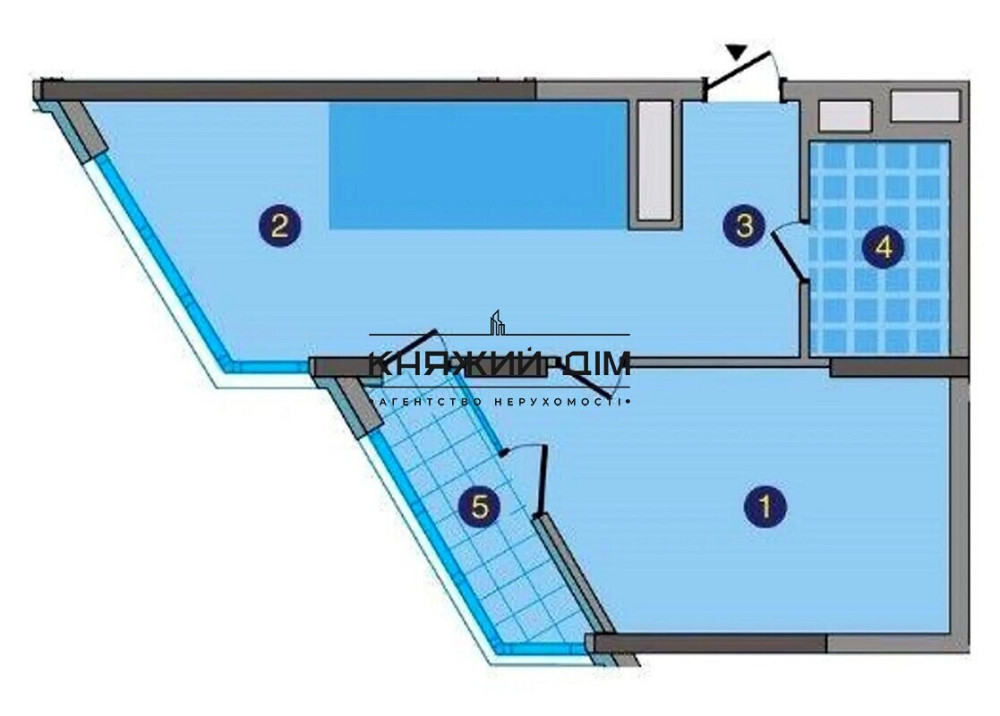 Продаж видової 1-кімнатної квартири в ЖК Зарічний. № 21114979 Київ - зображення 9