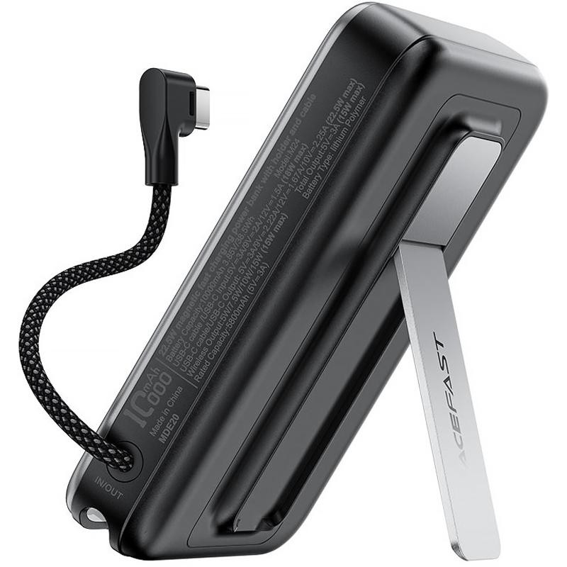 Портативное ЗУ Power Bank Acefast M24 22.5W с БЗУ 10000 mAh Херсон - зображення 2