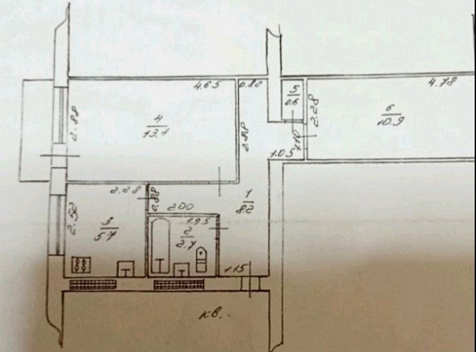 ТОРГ. Продам 2-х ком. 1 станция Люстдорфской дороги. 4 этаж. Одеса - зображення 1