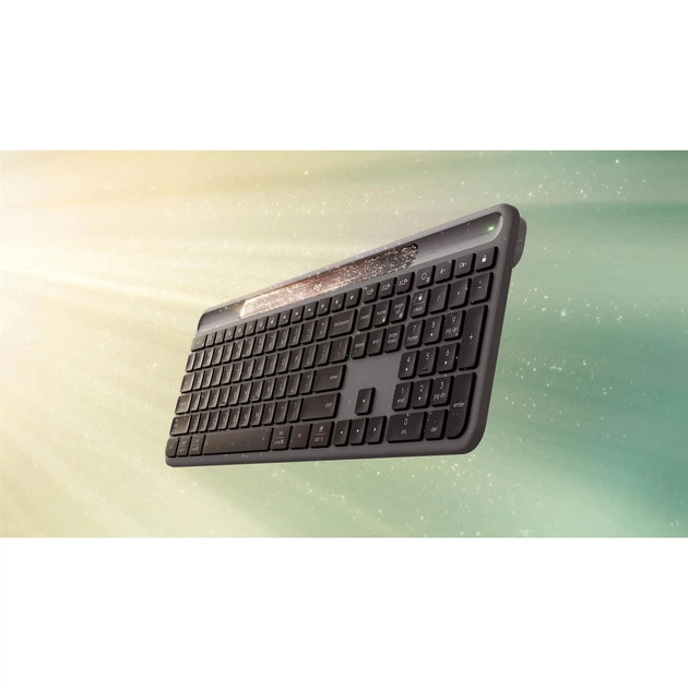 Клавиатура компьютерная безпроводная Logitech Slim Solar+ for Business Wireless/Bluetooth Graphite L Київ - зображення 7