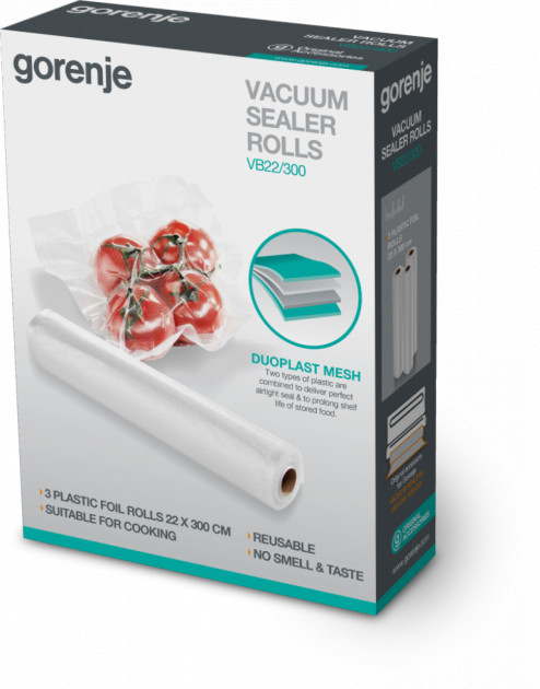 Набір пакетів для вакууматора в рулоні Gorenje VB-22-300 3 м Київ - зображення 1