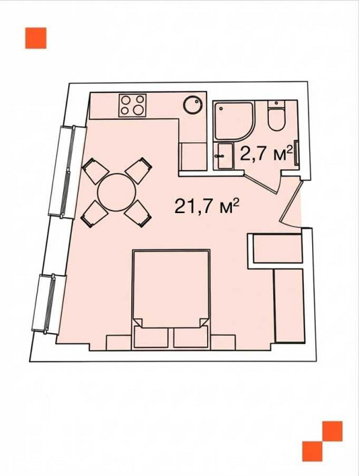 продажа 1-к квартира Львов, Шевченковский, 46000 $ Львов - изображение 8