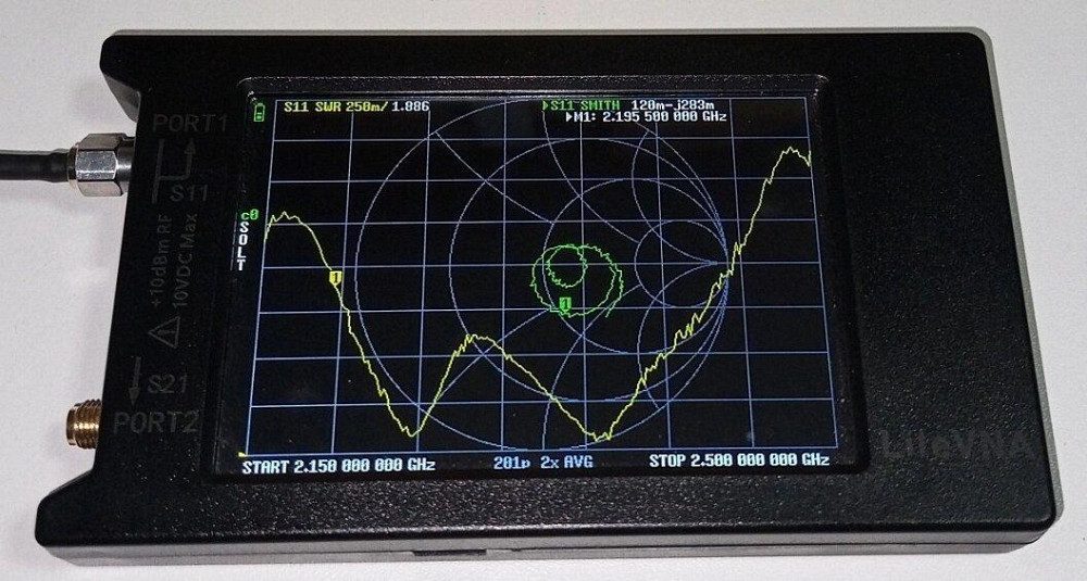 Антенна 2350-2570MHz 12dBi/5700-5960MHz 3dBi, до 15W Yagi FPV двухчастотная, RP SMA Дніпро - зображення 7