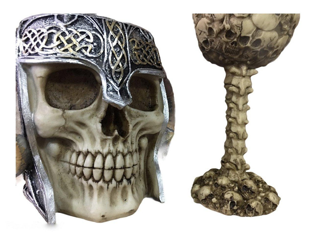 Подарочный Набор Кружка Бокал 3 сюка Черепа Большие Подарок Київ - зображення 2