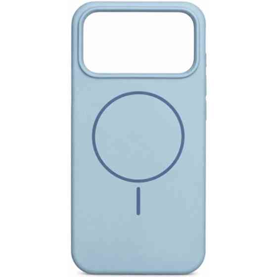 DM Чохол Silicone Case Thin Circle with MagSafe для iPhone 17 Pro Max New Sky Blue Харьков