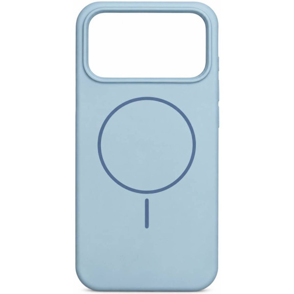 DM Чохол Silicone Case Thin Circle with MagSafe для iPhone 17 Pro Max New Sky Blue Харьков - изображение 3