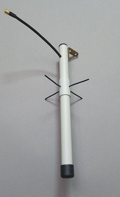 Антенна 1150-1250 МГц 6 дБ 50 Вт круговая DN111206W, SMA-male разъем, светло-серая Дніпро - зображення 4