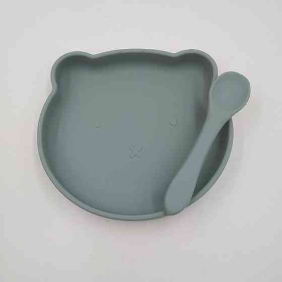 Дитячий набір посуду 6433 2 предмети синій Київ