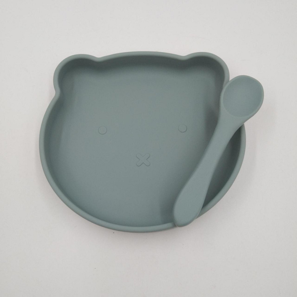 Дитячий набір посуду 6433 2 предмети синій Київ - зображення 1