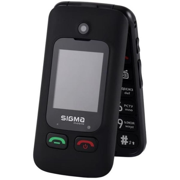 Телефон Sigma Comfort 50 Shell Type-C Dual Sim Black Харків - зображення 3