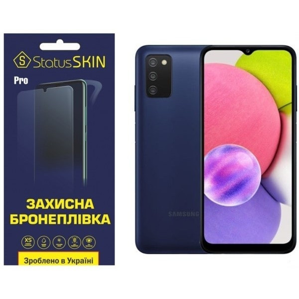 Поліуретанова плівка StatusSKIN Pro для Samsung M02/M02s/M12/A02/A02s/A03/A03s/A03 Core/A04/A04e/A04 Харьков - изображение 3