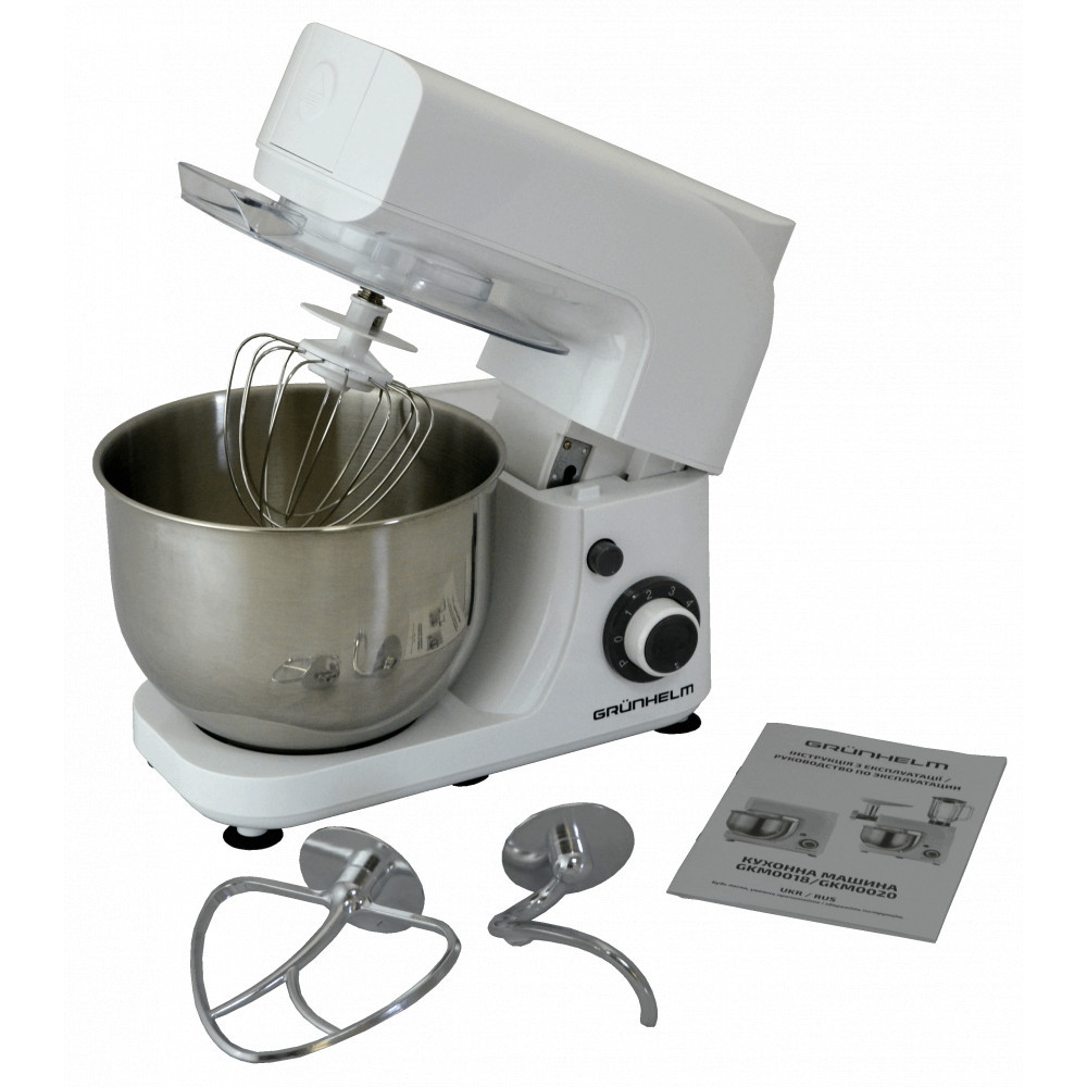 Кухонный комбайн Grunhelm GKM-0018 1800 Вт Київ - зображення 4