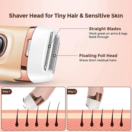 Набор для ухода и депиляции VGR 3 в 1 V-762 GOLD золотистый Киев - изображение 7