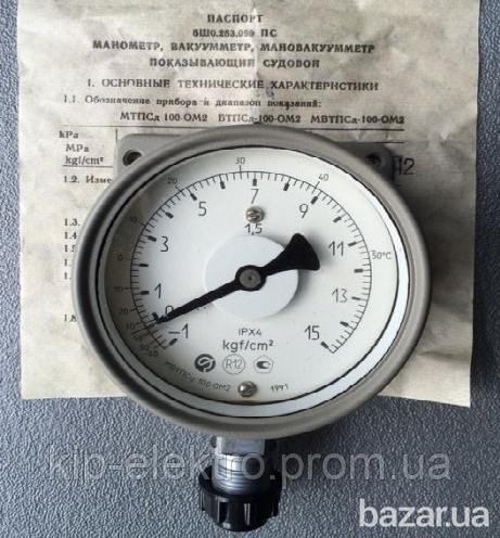 Мановакуумметр судовой МВТПСд-100-ОМ2 (МВТПСд-100, МВТПСд100, МВТП-Сд-100) Киев - изображение 1