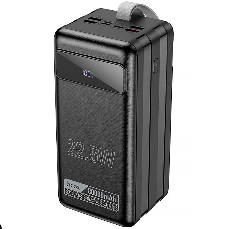 Портативное ЗУ Power Bank Hoco DB50 Great 22.5W 80000 mAh Херсон - изображение 5