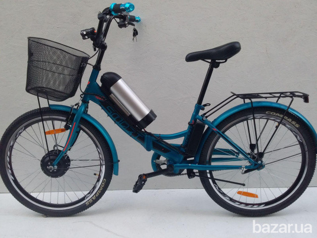 Электровелосипед складной Smart 24 корзина Одеса - зображення 3
