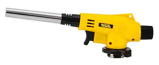 Горелка для газового баллона MASTERTOOL "Луч" пьезоподжиг Ø 14 мм/1300°С удлиненное сопло 44-5036 Харків